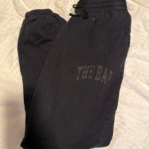 The Bar Black Jogger Pants